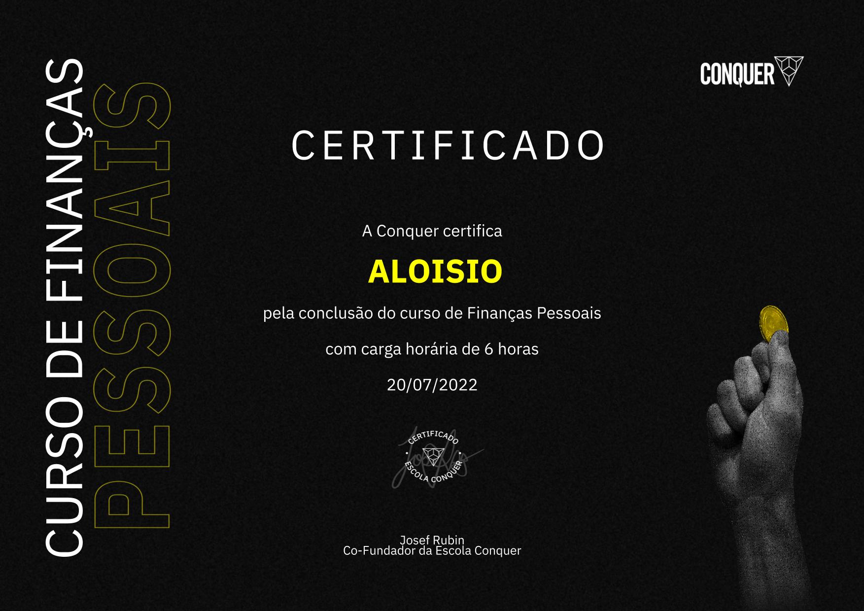 Certificado de Finanças Pessoais